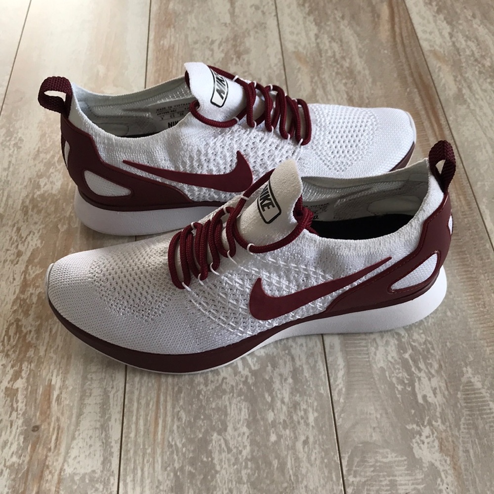 NWT Nike ID Air Zoom Mariah Flyknit maroon - Picture 7 of 8
